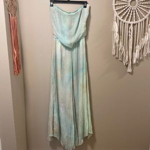 Gypsy 05 Silk Strapless Maxi Dress